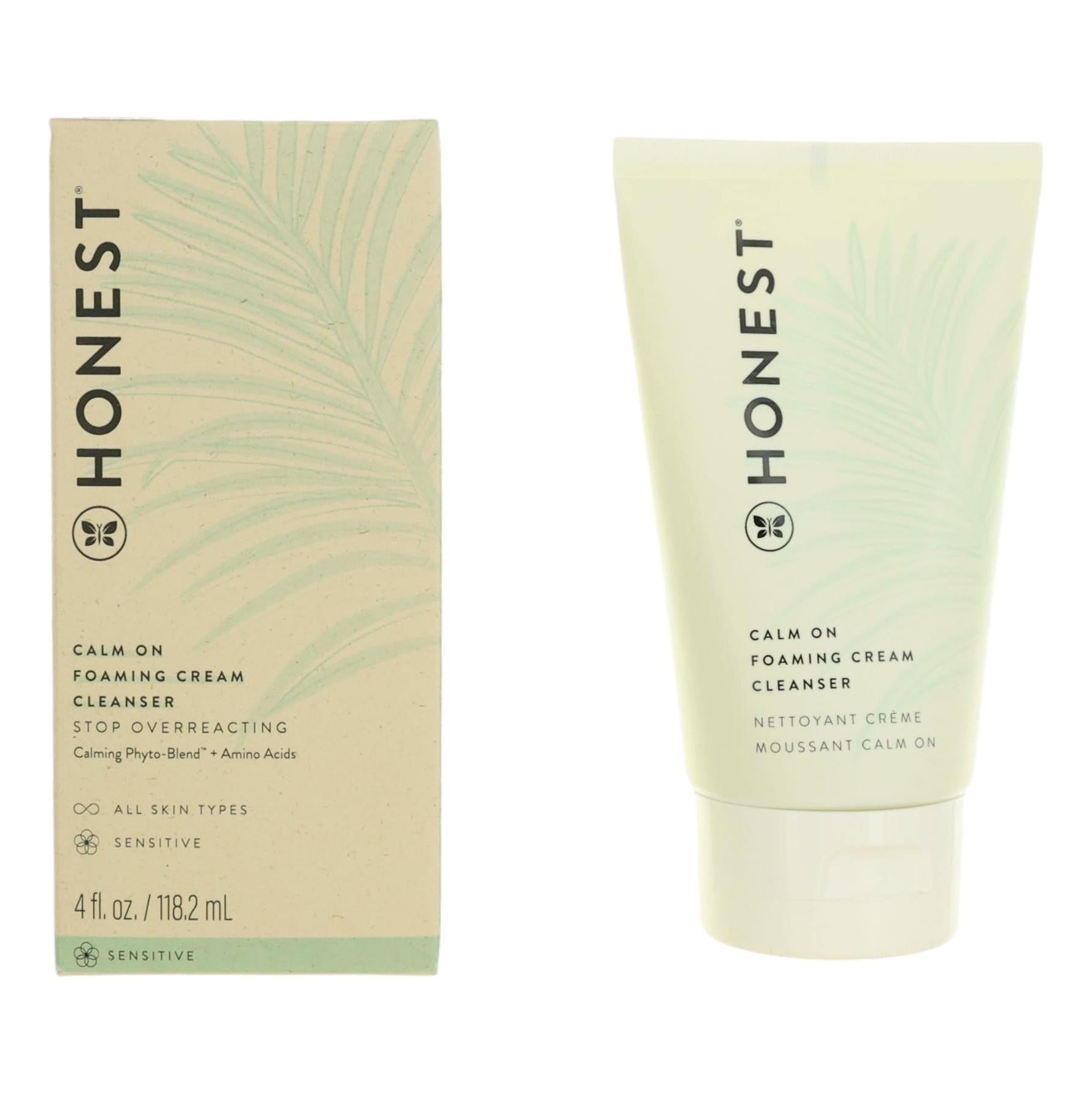 Photo of Honest Calm On Foaming Cream Cleanser by Honest, 4 oz Face Cleanser